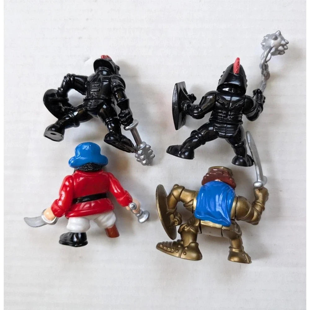 Vintage Fisher Price Great Adventures Action Figures Knight King Pirate 90s